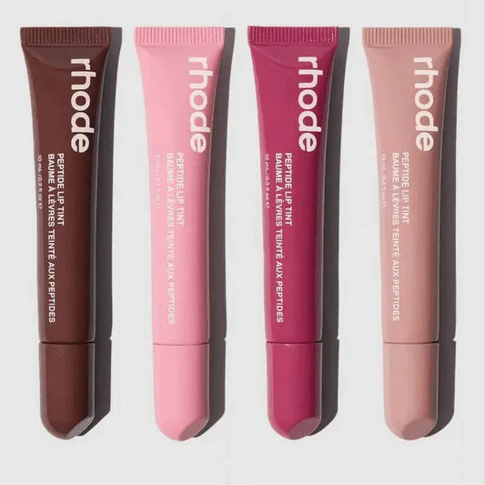 8 Colors Rhode Lip Care Series | Tinted Lip Balm | Lasting & Moisturizing | Hydrated Lip Gel Oil | Pout Lips Long-acting Lip Treatment