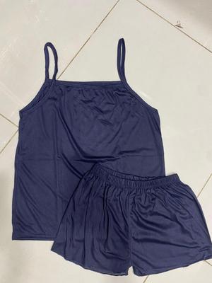 Cotton Jersey Plain Comfortable And Breathable Camisole Set