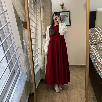 1 Pc Women's Stitched Georgette Plain Maxi