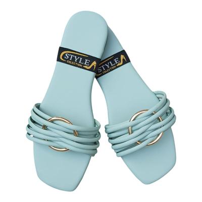 Stylish Women's Semi-Formal PU-Fabric Flats - 1 Pcs in Multicolor