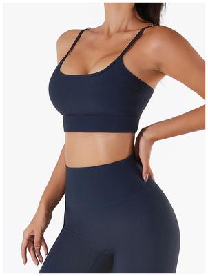 Jersey Plain Comfortable And Breathable Sports Bra
