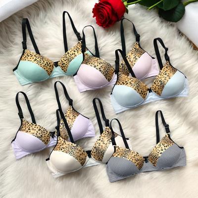 Silk Printed Comfortable And Lightweight Padded Bra ( Random Color )