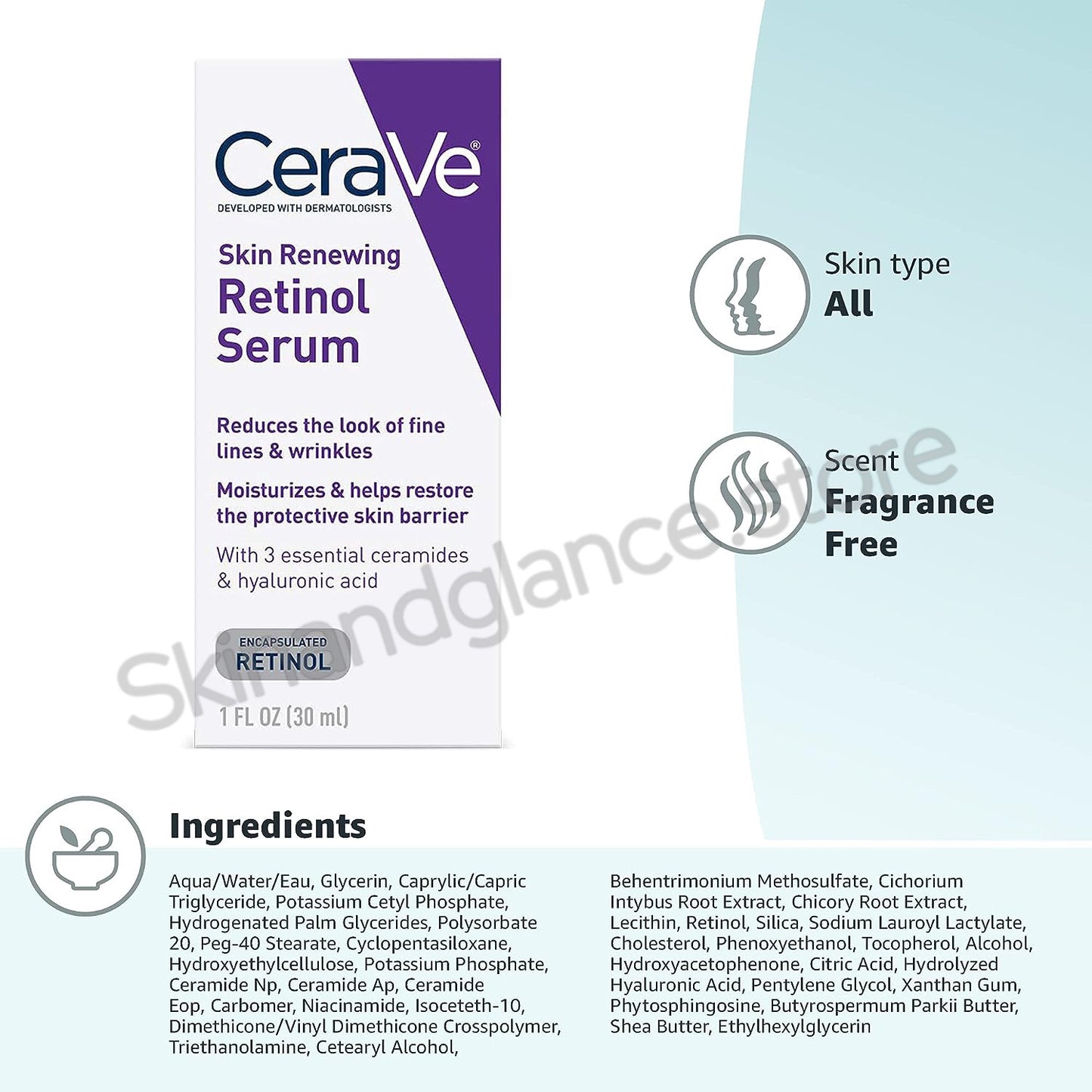 Cerave Skin Renewing Retinol Serum 30ml