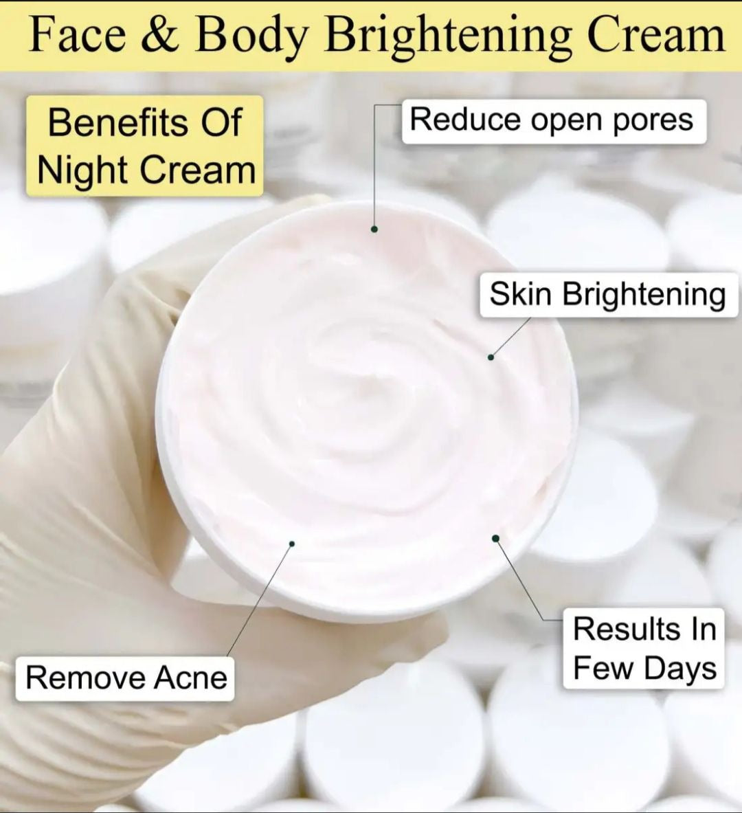 The Health Healer Night Cream | Brightening Cream | Cream For Remove Acne – 50 Gram