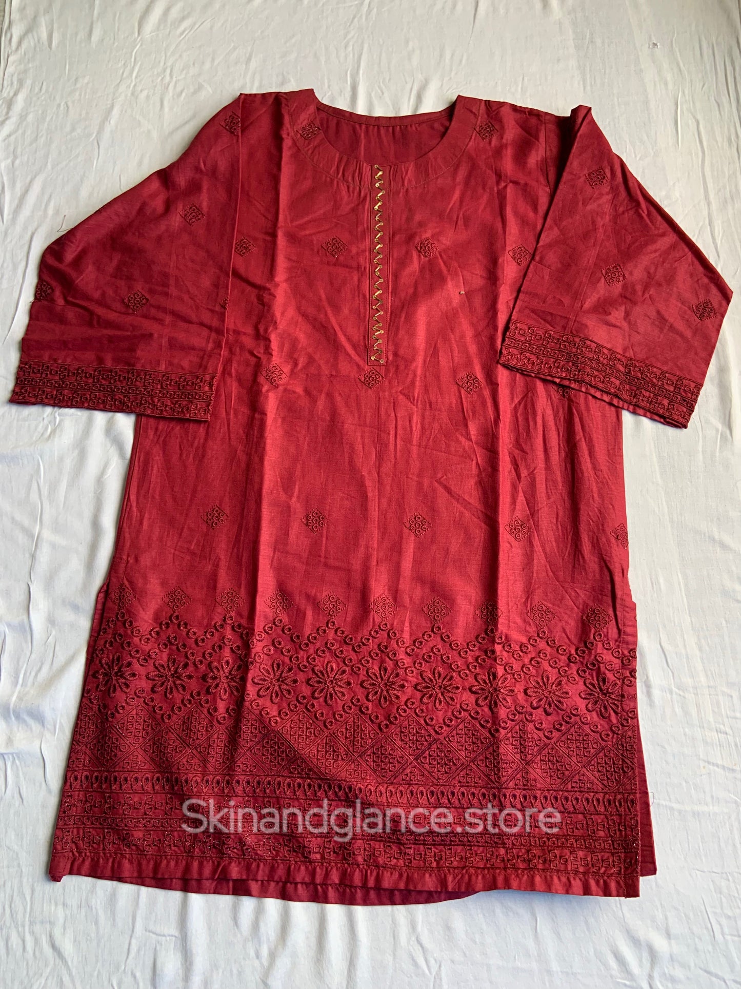 Deep maroon co-ord set