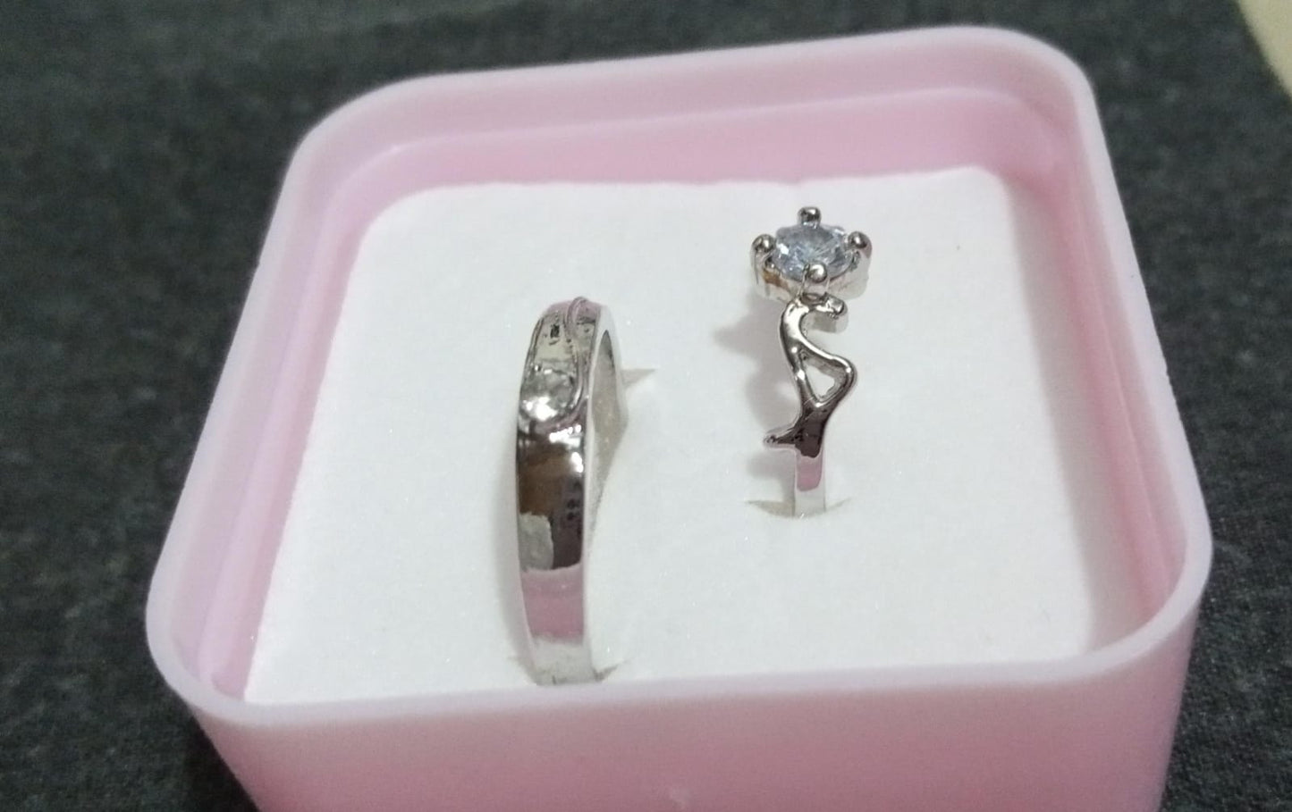 1 Pair of Couple ring for engagement and friendship gift | Stainless steel ring