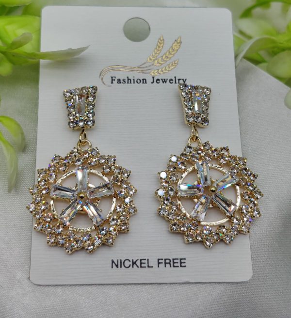 Imported Elegant Unique types Earrings – Luxurious Gold Finish | Best Quality Artificial Earrings For Girls & Women