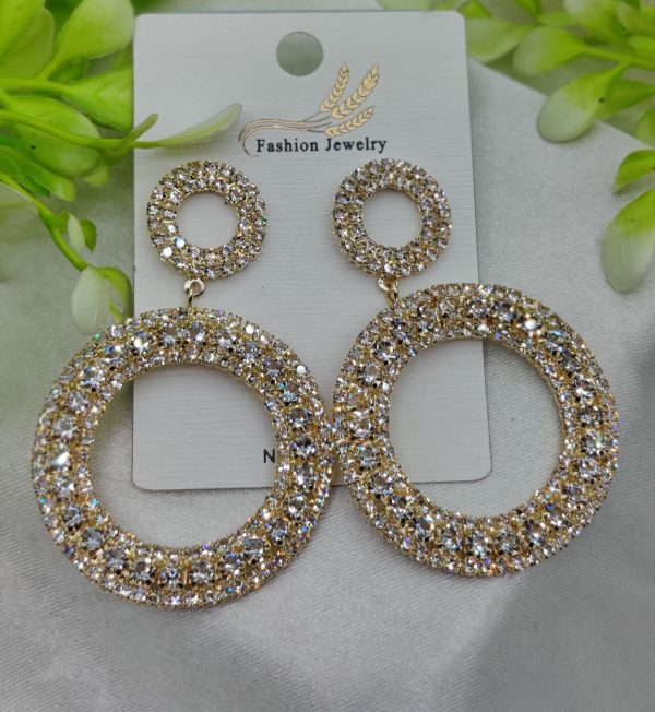 Imported Elegant Unique types Earrings – Luxurious Gold Finish | Best Quality Artificial Earrings For Girls & Women
