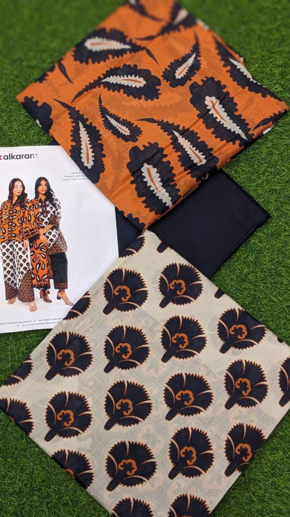 Alkaram Lawn | Unstitched Collection 3 Pieces Casual Wear| Summer Collection 2025 Collection Vol 1❤️