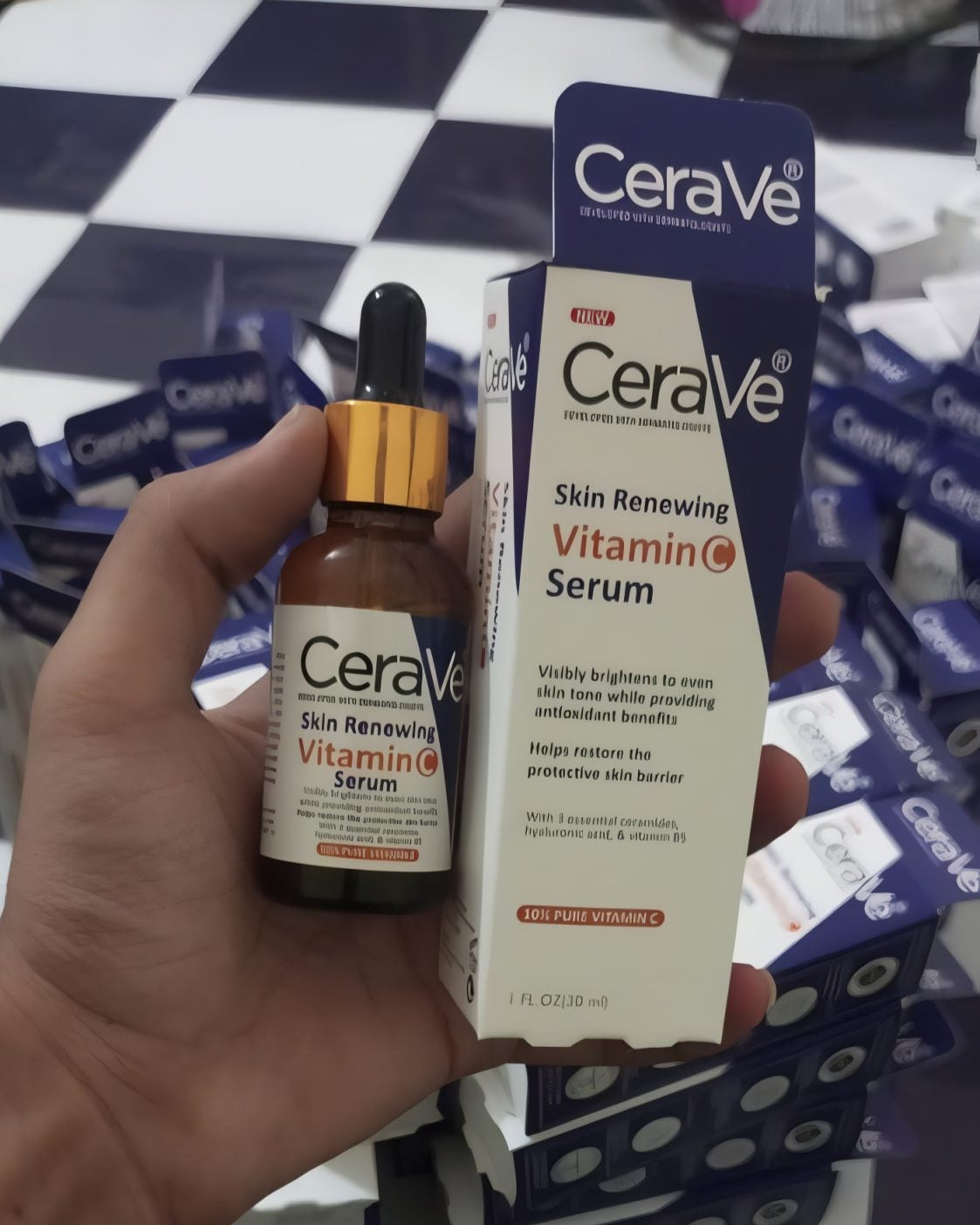 Cerave Skin Renewing Vitamin C Serum – 30ml | Brightening Face Serum With 10% Pure Vitamin C, Hyaluronic Acid & Vitamin B5