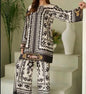 Stylish Women's Stitched Printed Khaddar Shirt and Trouser Set - 2 Pcs