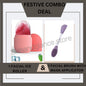 Combo Deal | Ice Roller Facial Massage | Silicone Cleansing Ice Lattice + Silicone Face Mask Brush Applicator (random Color)