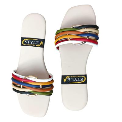 Stylish Women's Semi-Formal PU-Fabric Flats - 1 Pcs in Multicolor