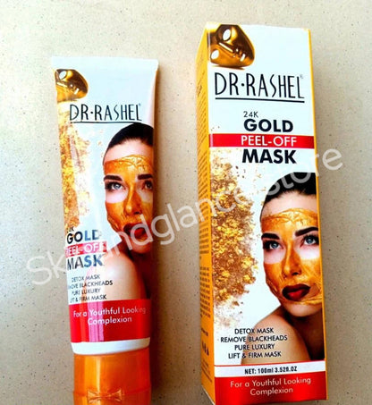 Dr Rashel Original Gold Peel Off Facial Mask – Glow Like Pure Gold – Deep Cleansing & Radiant Glow – 100 Ml