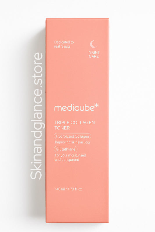 Medicube Triple Collagen Toner - Hydrolyzed, Atelo, & Soluble Collagen, 140 ml