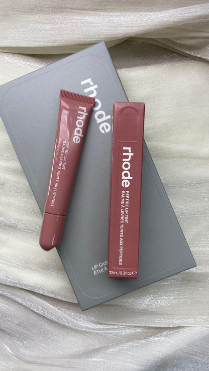8 Colors Rhode Lip Care Series | Tinted Lip Balm | Lasting &amp; Moisturizing | Hydrated Lip Gel Oil | Pout Lips Long-acting Lip Treatment