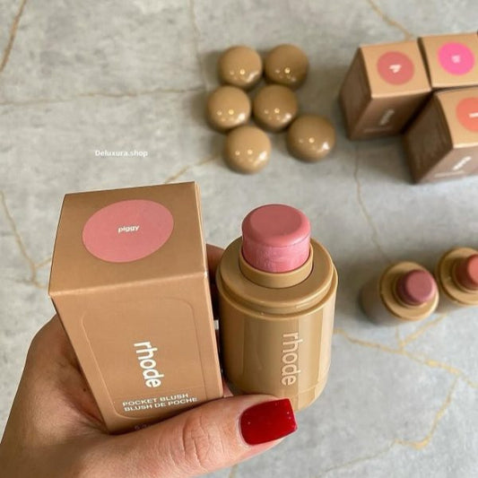 6 Colors Rhode Pocket Blush | Makeup Beauty Cosmetics long Lasting &amp; Moisturizing Pocket Blush