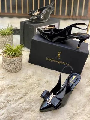Fancy Women's Rexine Heels - 1 Pcs Available in Black