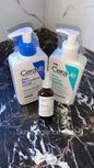 Deal Of 3 (CeraVe Daily Moisturizing Lotion, CeraVe Acne Control Cleanser and The Ordinary Caffeine Solution 5% + EGCG)