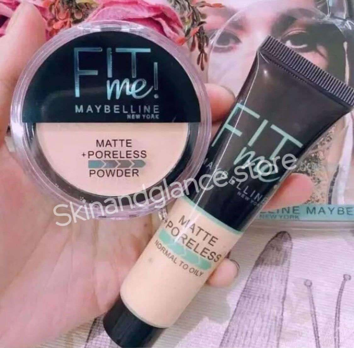 2 in 1 Fitme Foundation & Compact Face Powder Deal