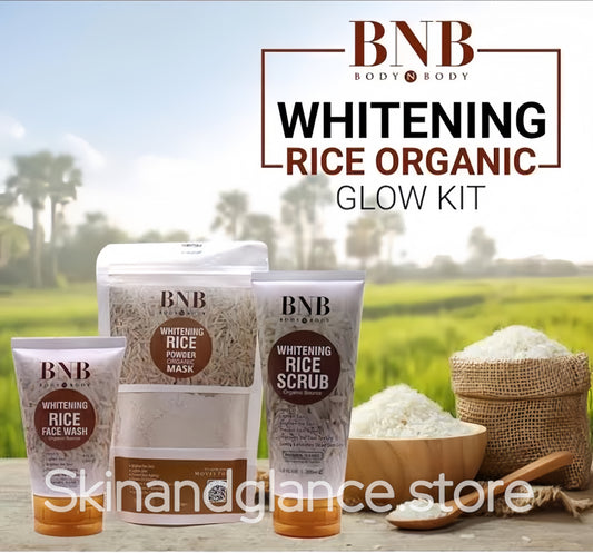 BNB Whitening Rice Organic Glow Kit
