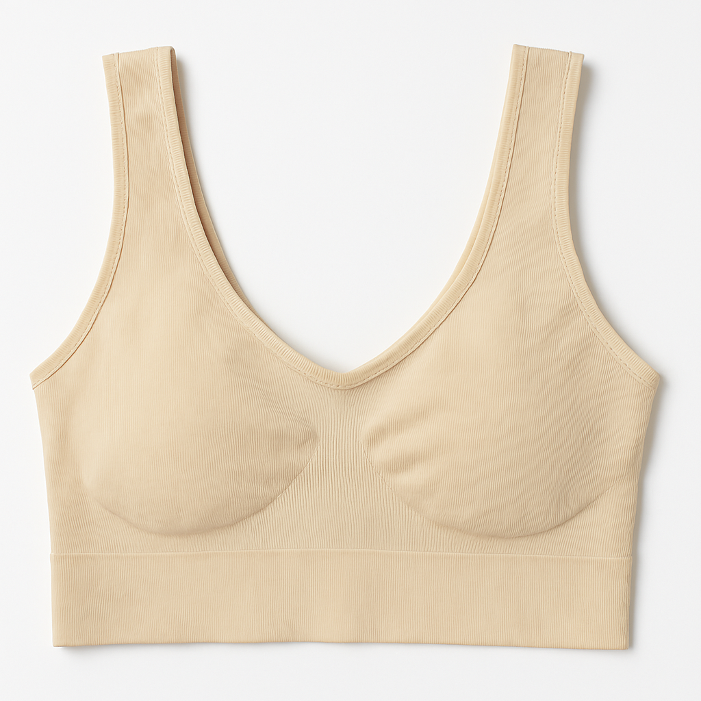 Ladies Air Bra – Soft Jersey Fabric, Plain Non-padded Design, Comfortable & Lightweight Everyday Wear Lingerie In Skin Color ( Stretchable Size )