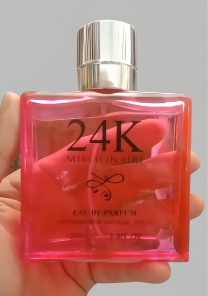 24k Millionaire Perfume For Women – Premium Long Lasting Eau De Parfum, Luxury Fragrance With Rich Floral & Fruity Notes, Elegant Scent That Lasts Up To 5 Hours (100ml)