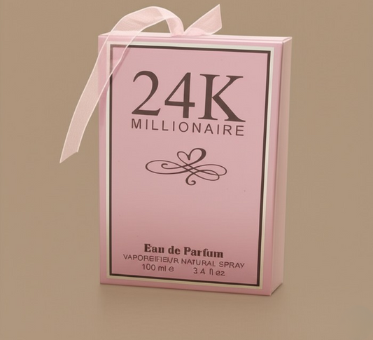 24k Millionaire Perfume For Women – Premium Long Lasting Eau De Parfum, Luxury Fragrance With Rich Floral & Fruity Notes, Elegant Scent That Lasts Up To 5 Hours (100ml)
