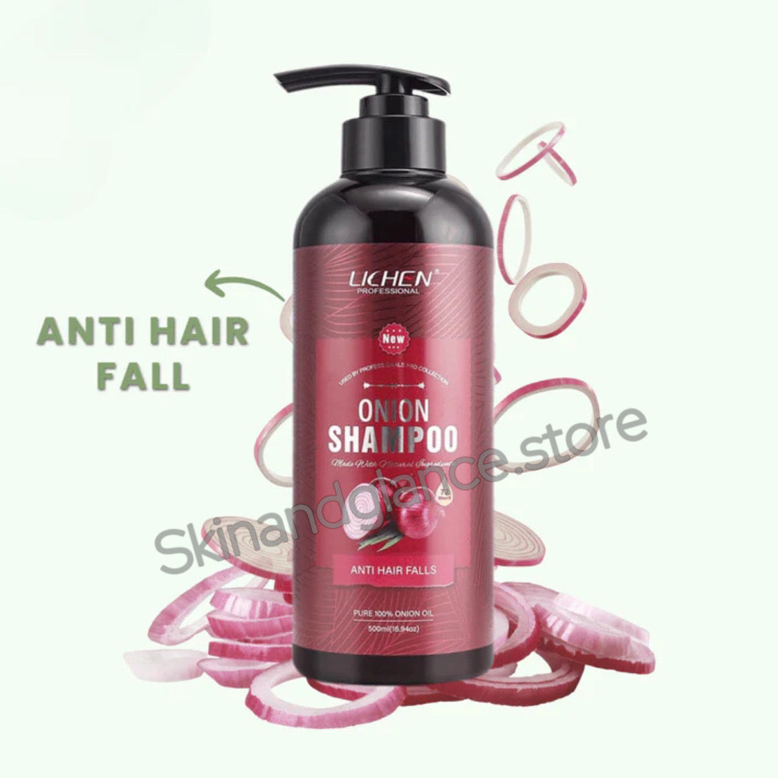 Lichen Keratin Enriched Shampoo 500ml – Sulfate And Paraben Free – Anti Frizz Treatment For Women And Men – Professional Salon Grade Repair Formula With Silk Protein For Dry, Frizzy Damaged And Color Treated Hair – Without Box