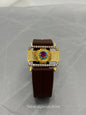 Antique Jewel Bracelet with diferent strap colors, 24 karat Gold Plated Jewel