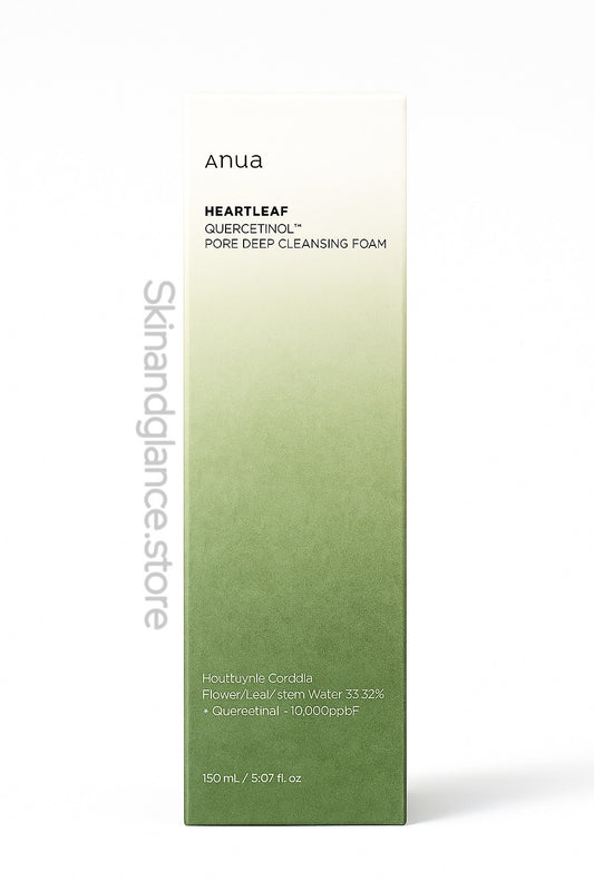 ANUA Heartleaf Quercetinol Pore Deep Cleansing Foam, (150ml/5.07 fl.oz.)