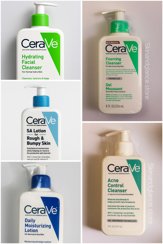 Deal of 5 CeraVe Cleansers & Lotions (237ml)