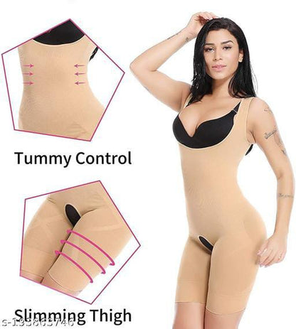 Female Body Shaper Slim Lift | Tummy Control Thigh Slimmer Shapewear Skin Color