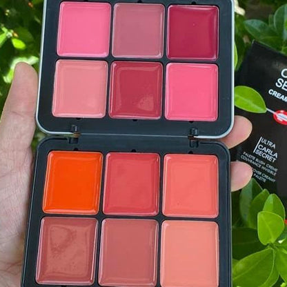 12 In 1 Carla Secret Creamy Blush Lipstick Palette
