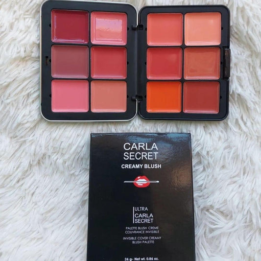 12 In 1 Carla Secret Creamy Blush Lipstick Palette
