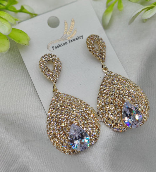Imported Elegant Unique types Earrings – Luxurious Gold Finish | Best Quality Artificial Earrings For Girls & Women