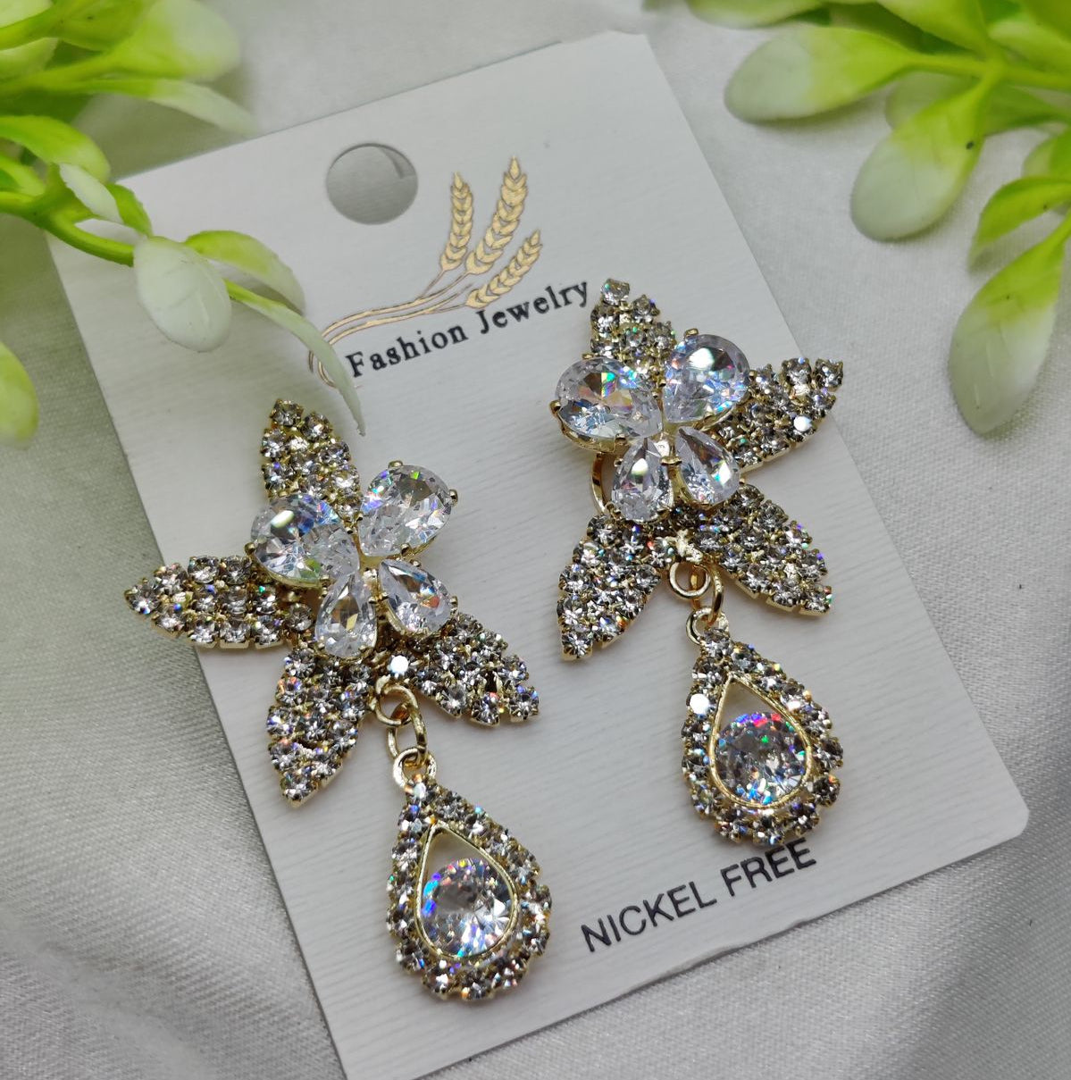 Imported Elegant Unique types Earrings – Luxurious Gold Finish | Best Quality Artificial Earrings For Girls & Women