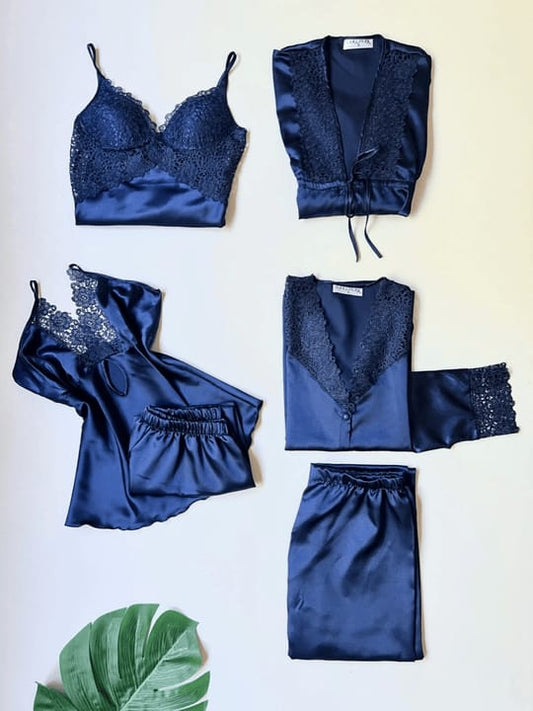 6 Pcs Women’s Nighty Set – Comfortable Sleepwear & Lounge Wear Collection