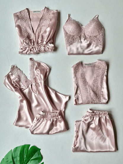 6 Pcs Women’s Nighty Set – Comfortable Sleepwear & Lounge Wear Collection