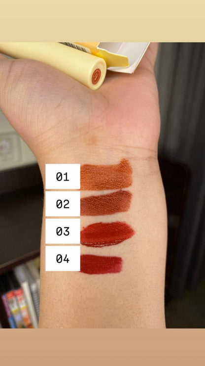 Kaqili Soft Mist Lipgloss – Velour Air Lip Glaze, Lightweight Matte Finish, Long-lasting Hydration & Smooth Texture – Shades Of Red