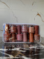 Nude nail paints set of 12 with Pouch included✨  – Long-Lasting, High-Shine Colors