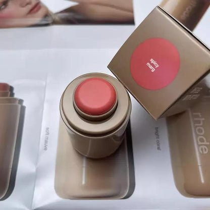 6 Colors Rhode Pocket Blush | Makeup Beauty Cosmetics long Lasting &amp; Moisturizing Pocket Blush
