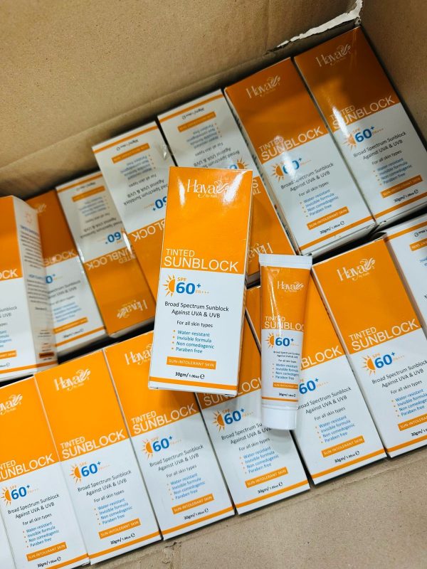 Haya Tinted Sunblock Spf 50 Broad Spectrum Uv Protection With Natural Skin Tint, Lightweight & Non-greasy Formula For All Skin Types.