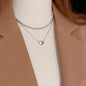 Elegant Double Layer Heart Pearl Pendent / Necklace Party Jewelry Gifts Accessories For Women