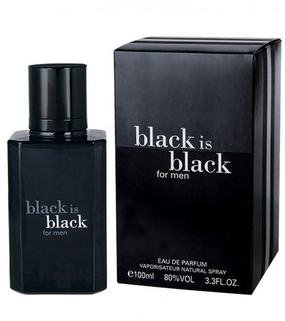 Black Is Black Perfume For Men | Best Quality Perfume For Men | Eau De Parfum – 100ml – 80% Vol – 3.3floz