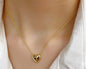 Stainless Steel Heart Shape Necklace |  Love Heart Pendant Necklace