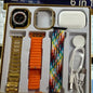 H9 Ultra 2 Smart Watch – Original Full Display With Airpods 3 Model Bt, Watch Cover & Straps (6 In 1 Set)